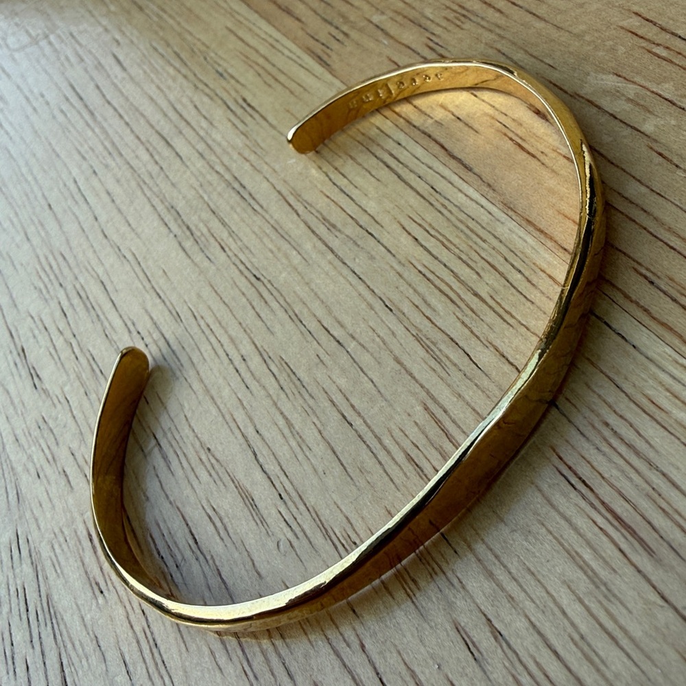 Serefina Gold-Plated Hammered Cuff Bracelet From Anthropologie!!🔥🔥🔥 - Picture 6 of 16